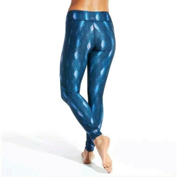 Calia full length feminine colorful athletic mid rise leggings women's sz small - Picture 1 of 11